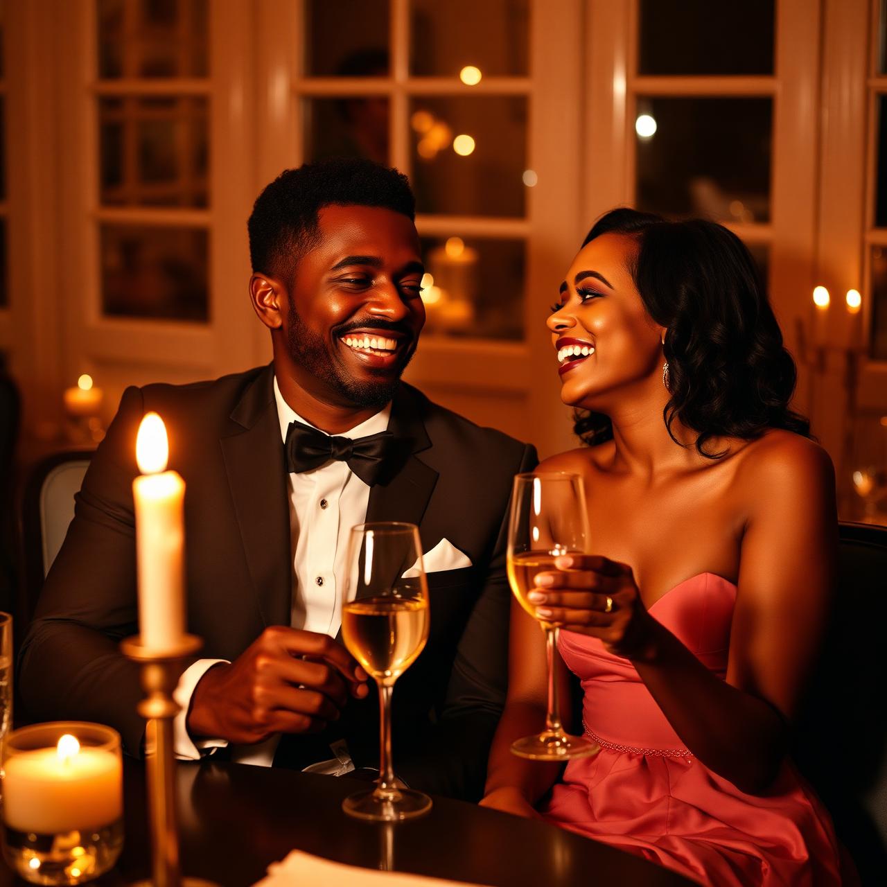 Couples at a private soirée